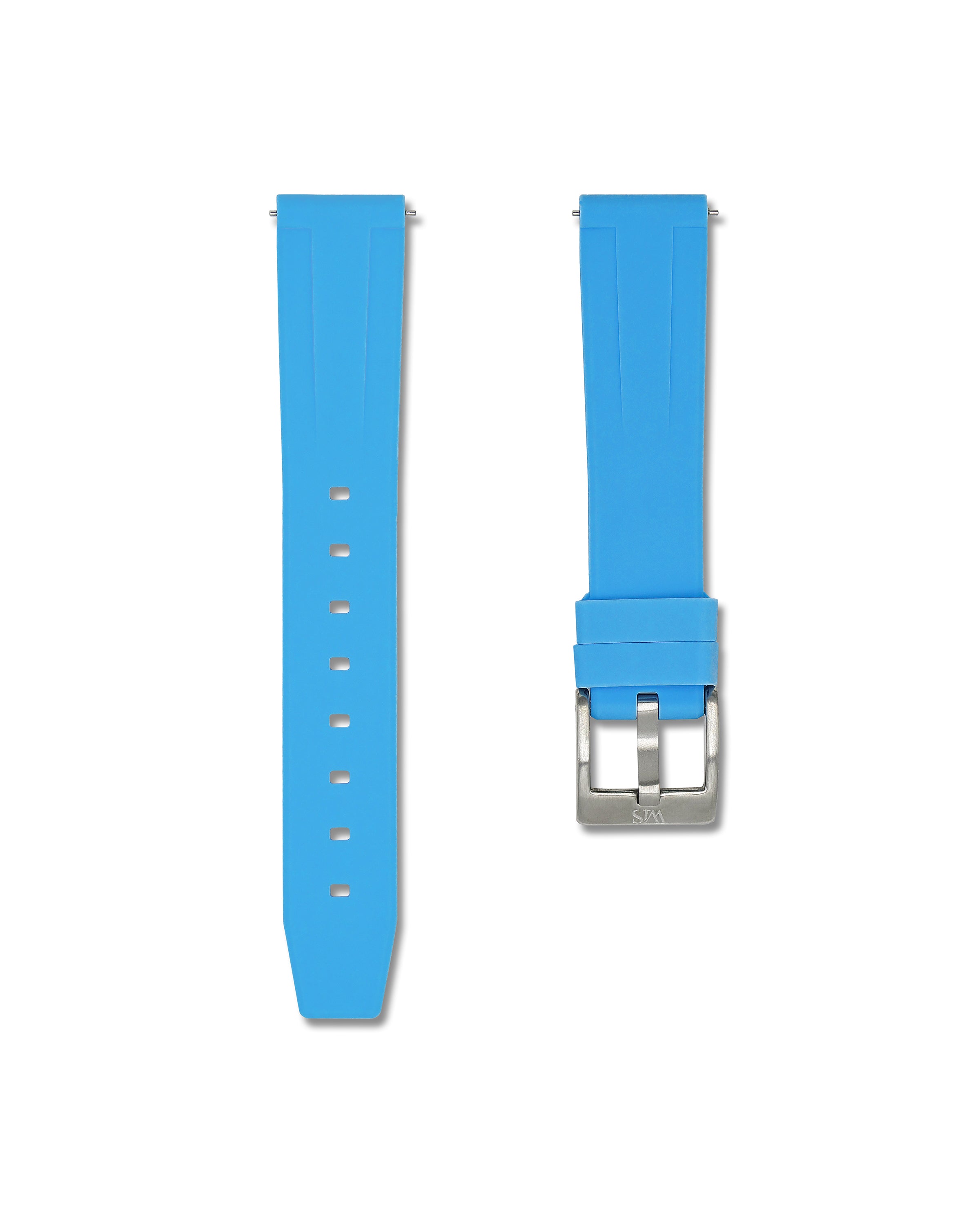 Miami Blue Quick Release Rubber Strap 19mm