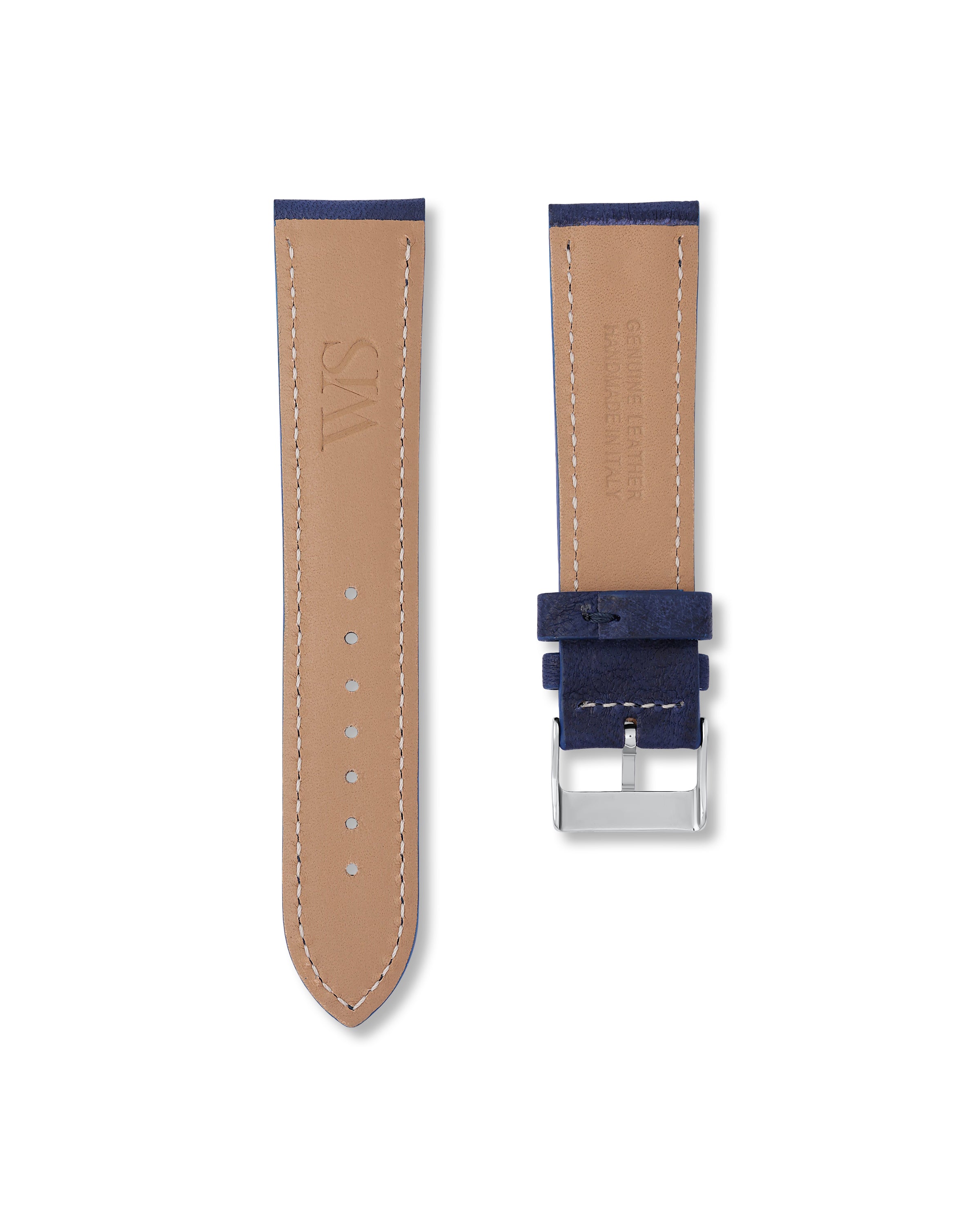 Midnight Blue Italian Calf Leather Watch Strap 23mm