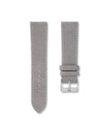 Slate Grey Suede Leather Watch Strap 23mm