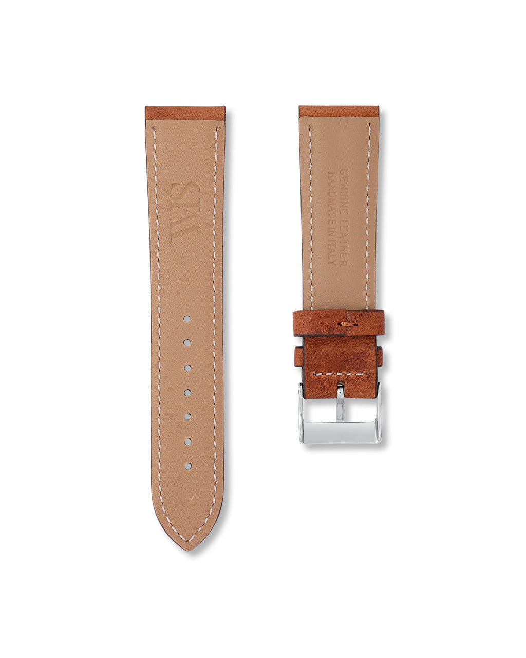 Woodland Brown Italian Calf Leather Watch Strap 23mm