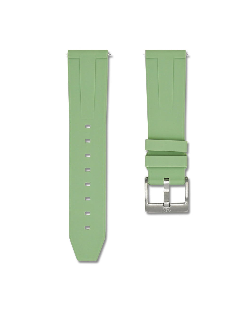 Sage Green - Quick Release Rubber Strap 22mm