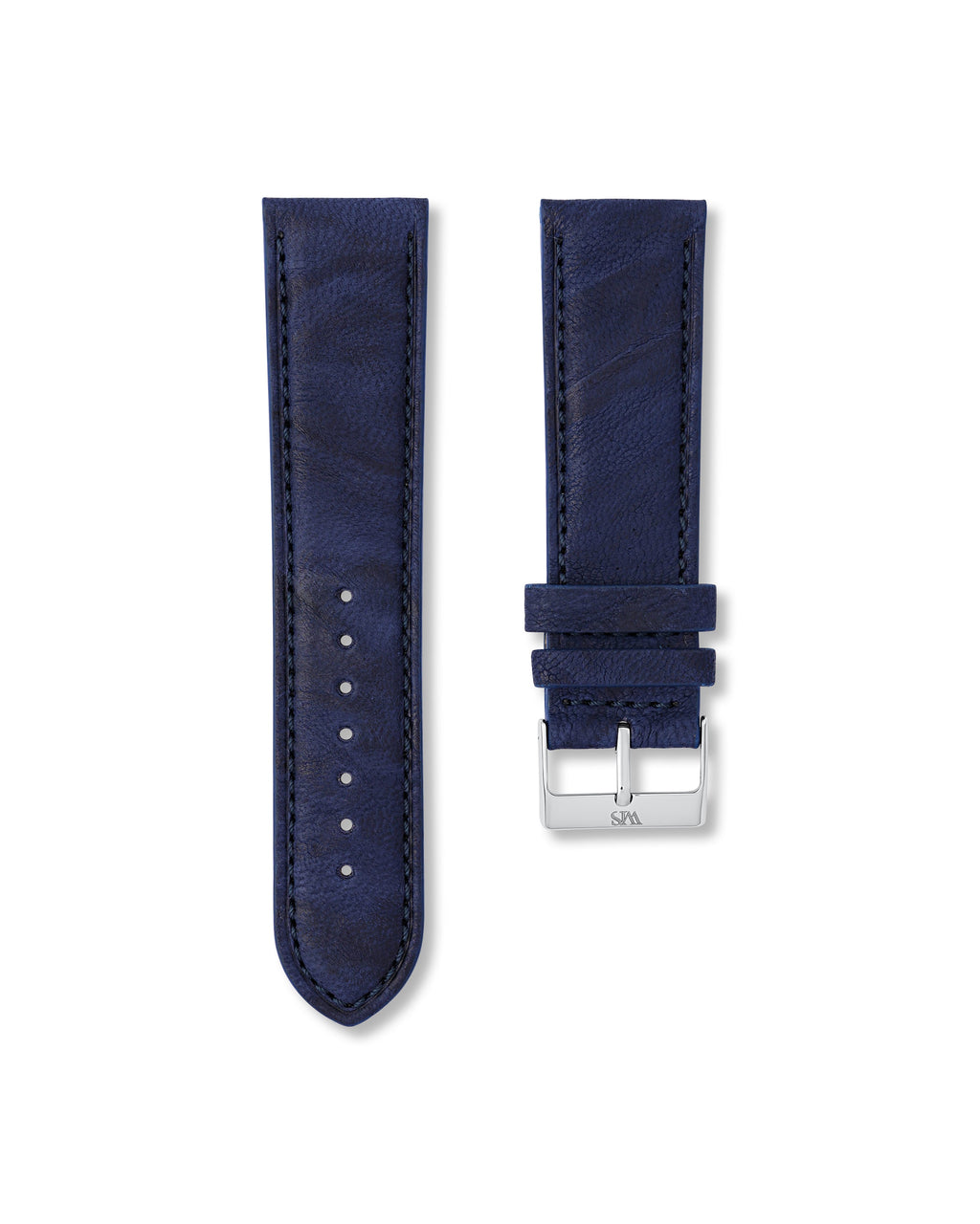 Midnight Blue Italian Calf Leather Watch Strap 24mm