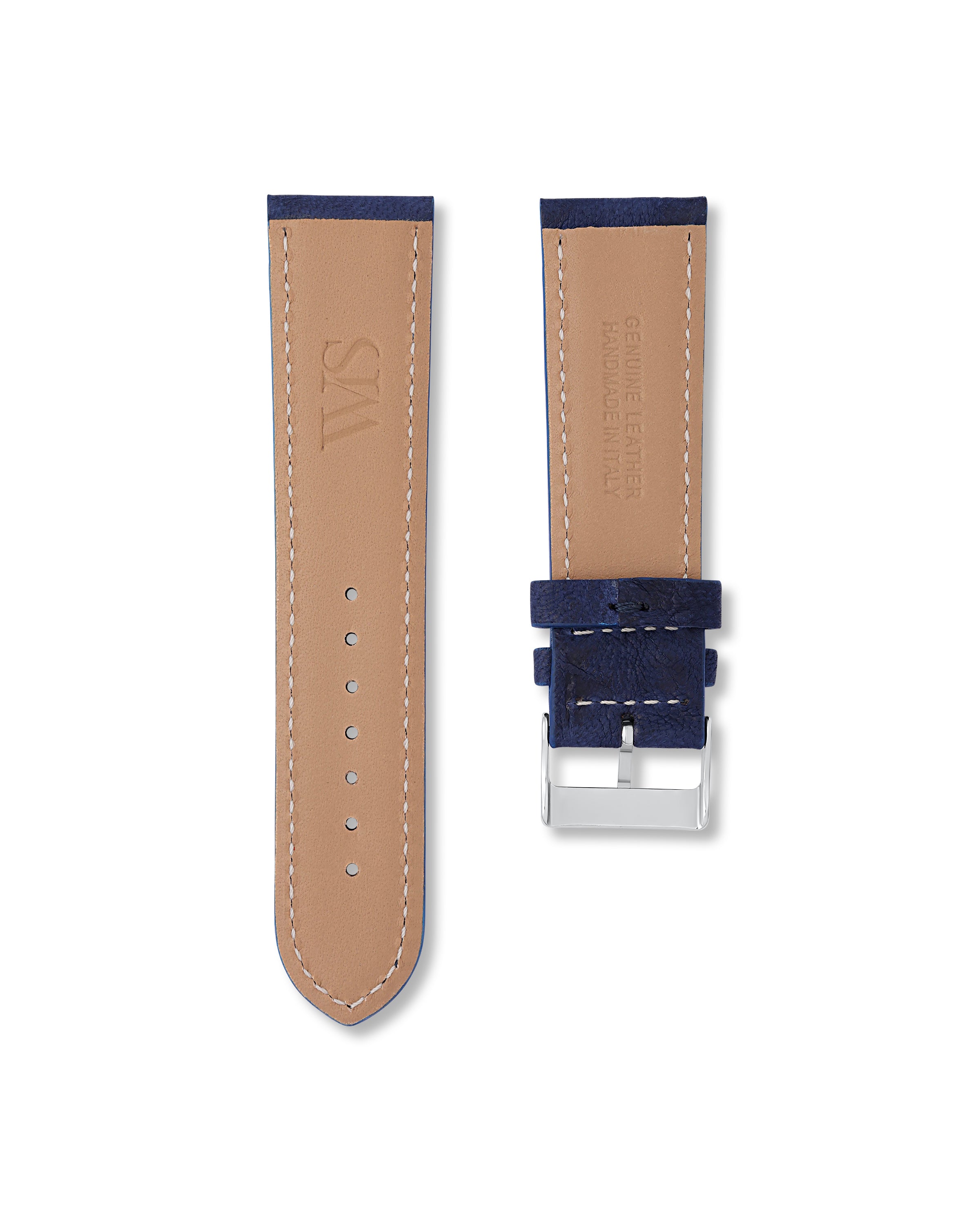Midnight Blue Italian Calf Leather Watch Strap 24mm