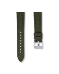 Army Green Sailcloth Strap 21mm