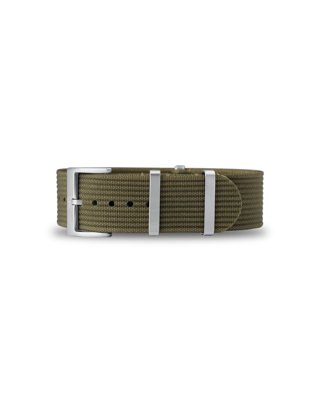 Army Green Woven Nylon Strap 24mm