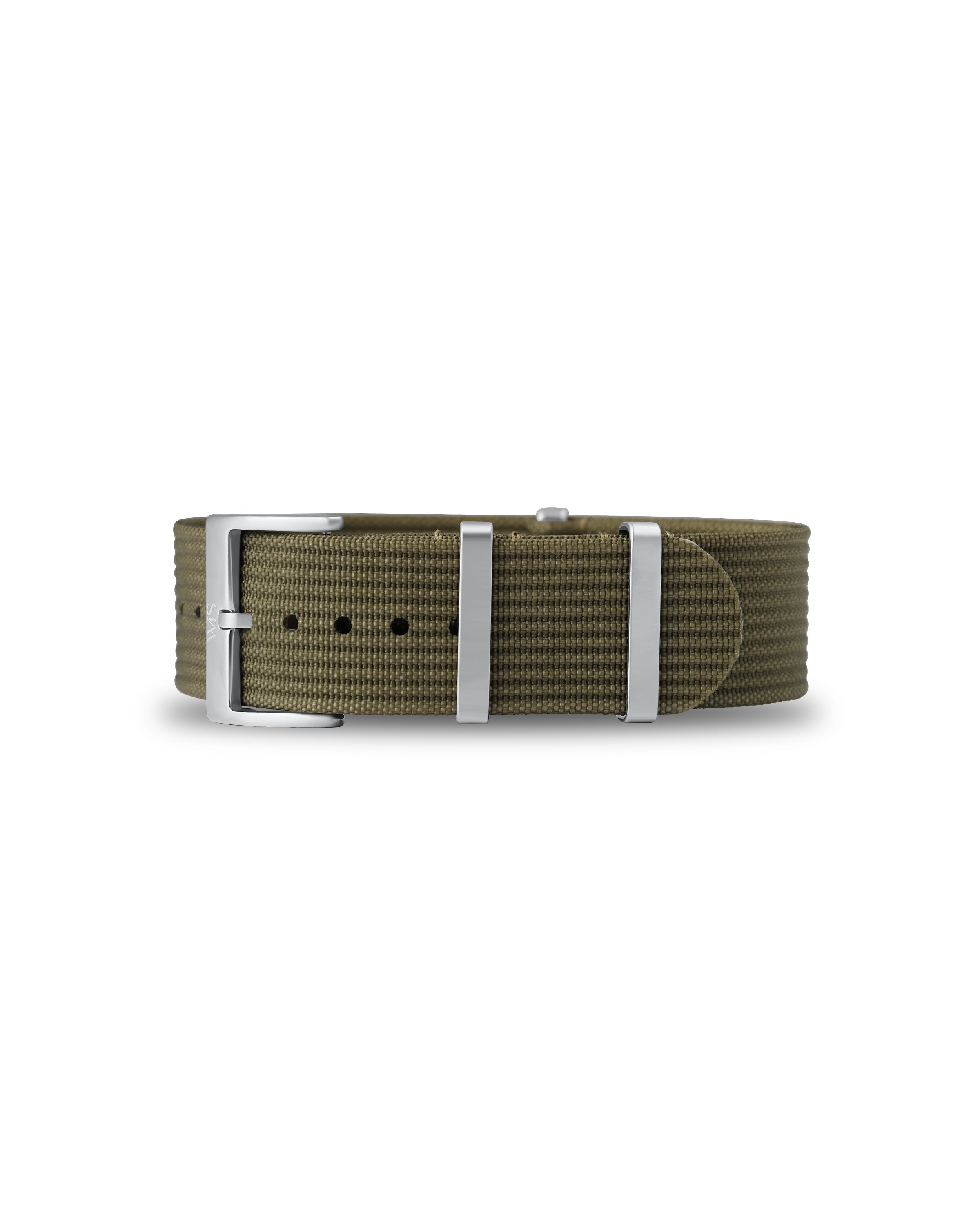 Army Green Woven Nylon Strap 19mm