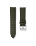 Army Green Sailcloth Strap 24mm
