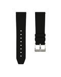 Tuxedo Black Quick Release Rubber Strap 23mm