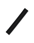 Black with Brown Stripe Elastic Watch Strap 21mm