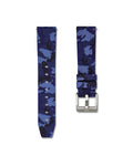 Blue Camo Quick Release Rubber Strap 20mm