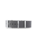 Charcoal Grey Woven Nylon Strap 20mm