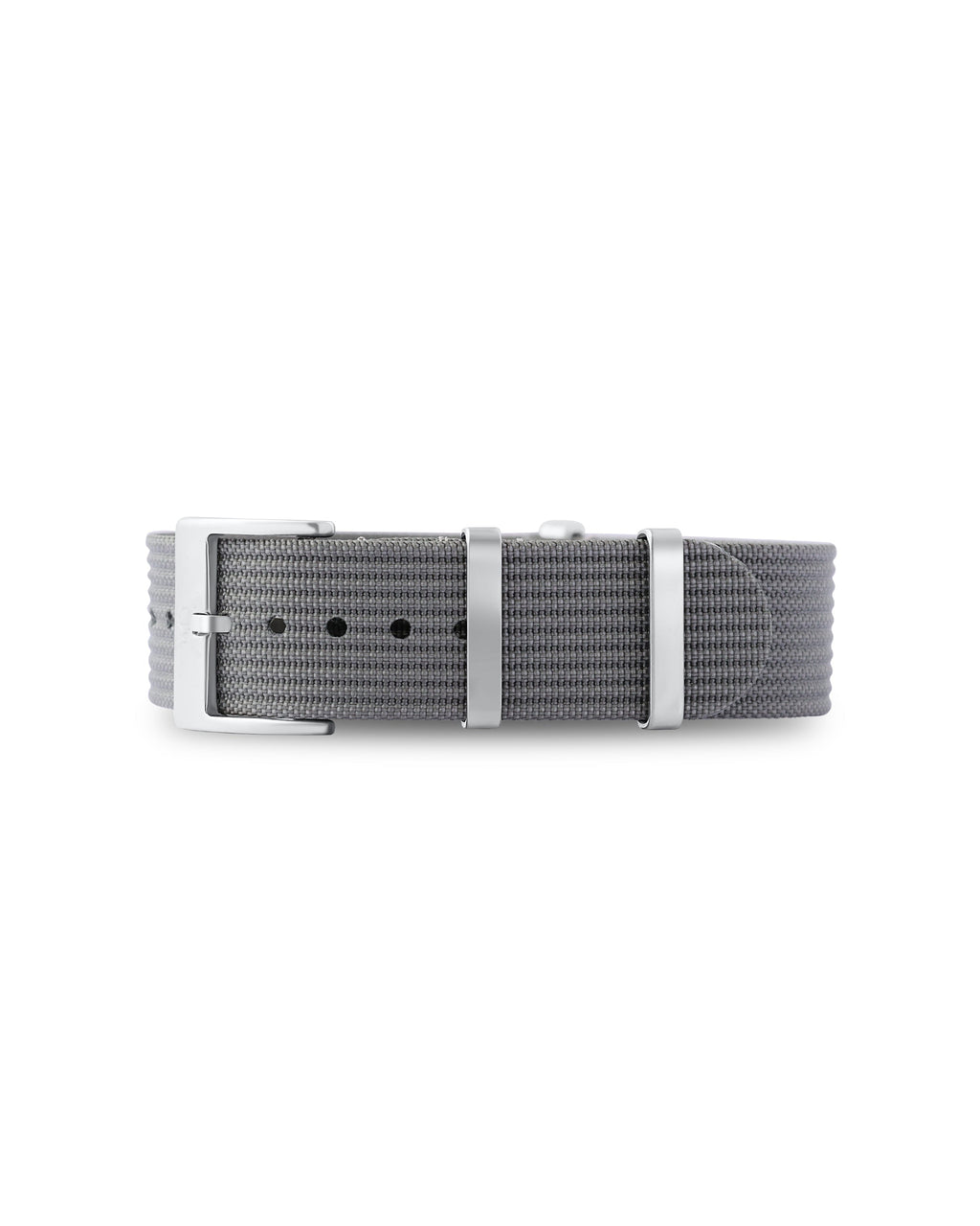 Charcoal Grey Woven Nylon Strap 21mm