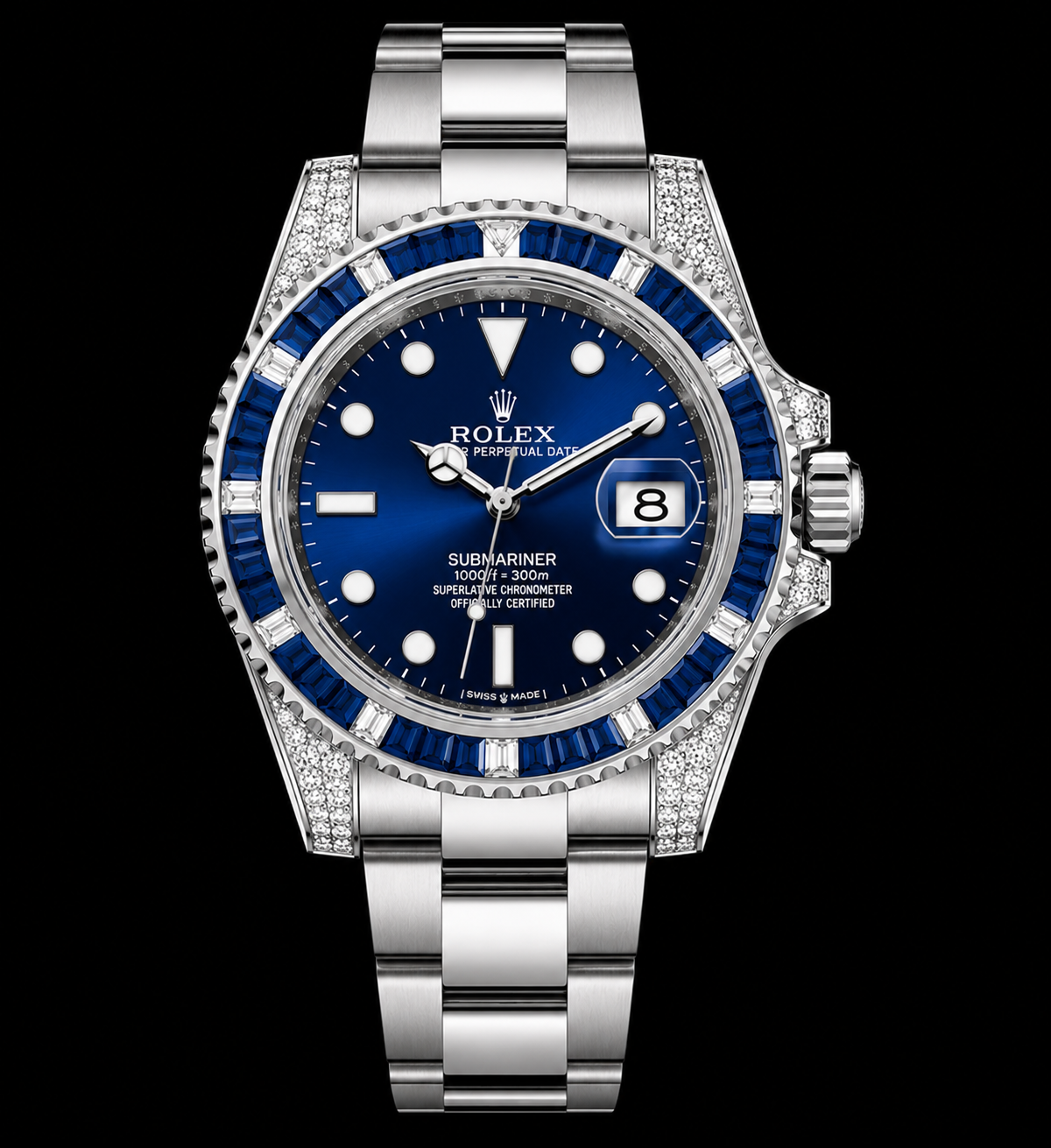 Customized Rolex Submariner Date – Ref. 116610 Diamond Edition