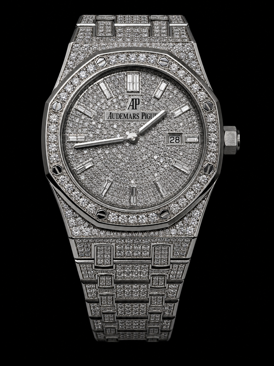Customized Audemars Piguet Royal Oak – 33mm Diamond Edition