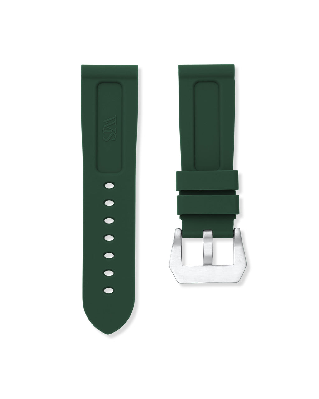Forest Green Rubber Strap 22mm