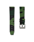Green Camo Quick Release Rubber Strap 20mm