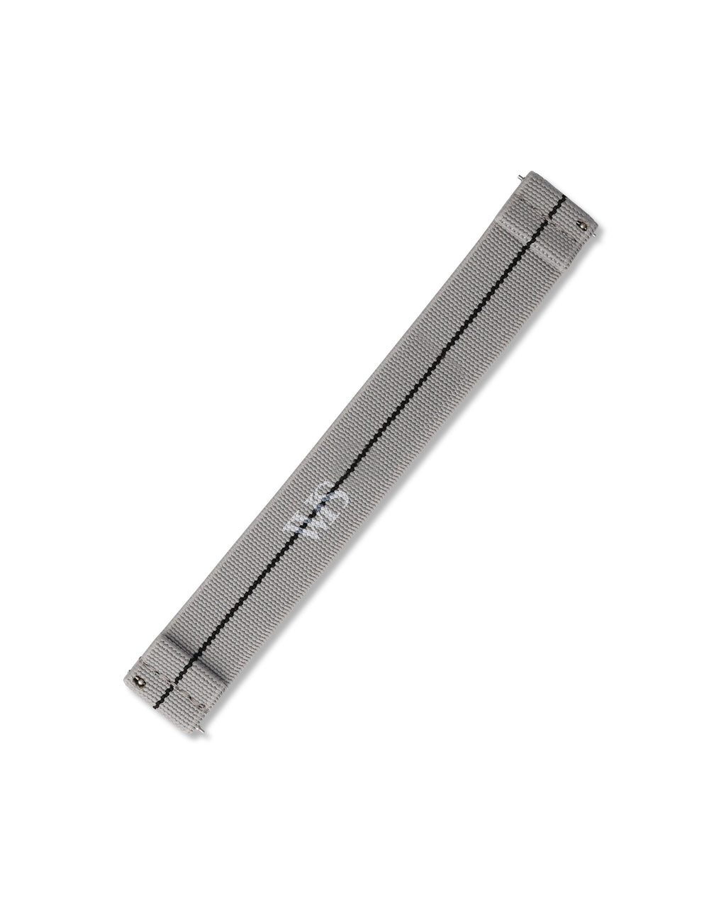 Grey with Black Stripe Elastic Watch Strap 21mm