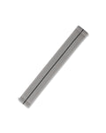 Grey with Black Stripe Elastic Watch Strap 21mm