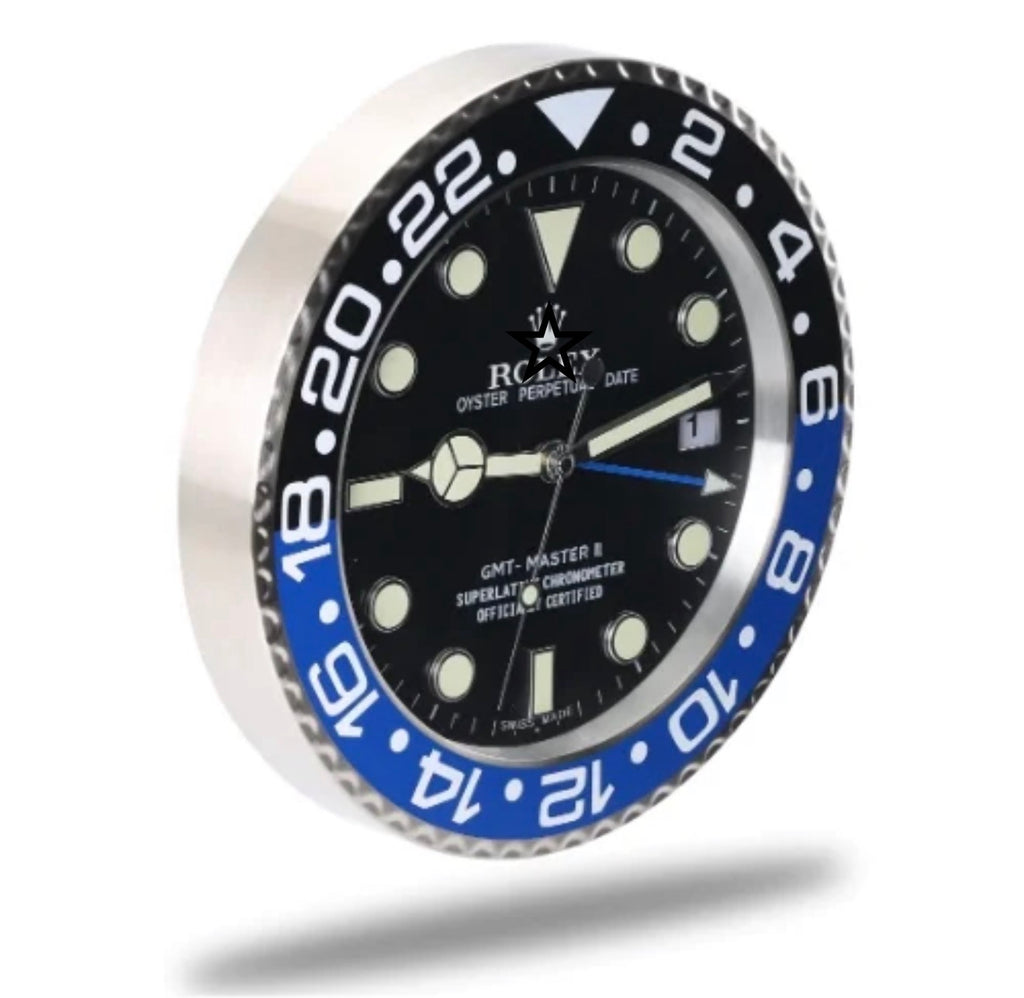 Inspired on the GMT-Master II Wall Clock | Batman Black & Blue