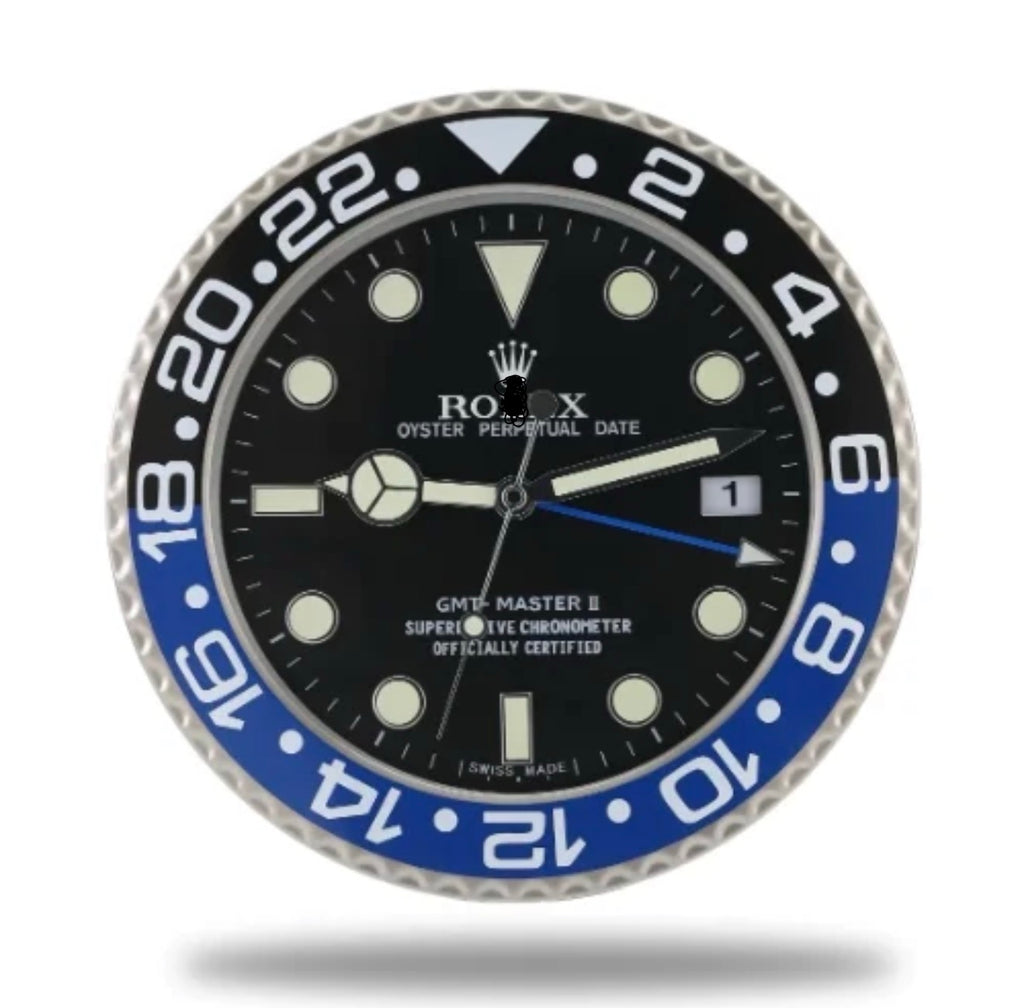 Inspired on the GMT-Master II Wall Clock | Batman Black & Blue