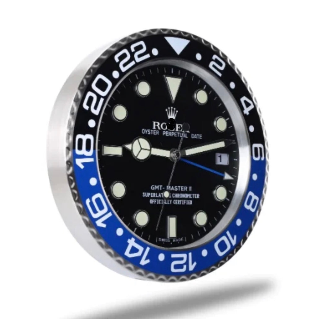 Inspired on the GMT-Master II Wall Clock | Batman Black & Blue