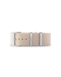 Khaki Woven Nylon Strap 24mm