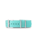 Lagoon Blue Woven Nylon Strap 21mm