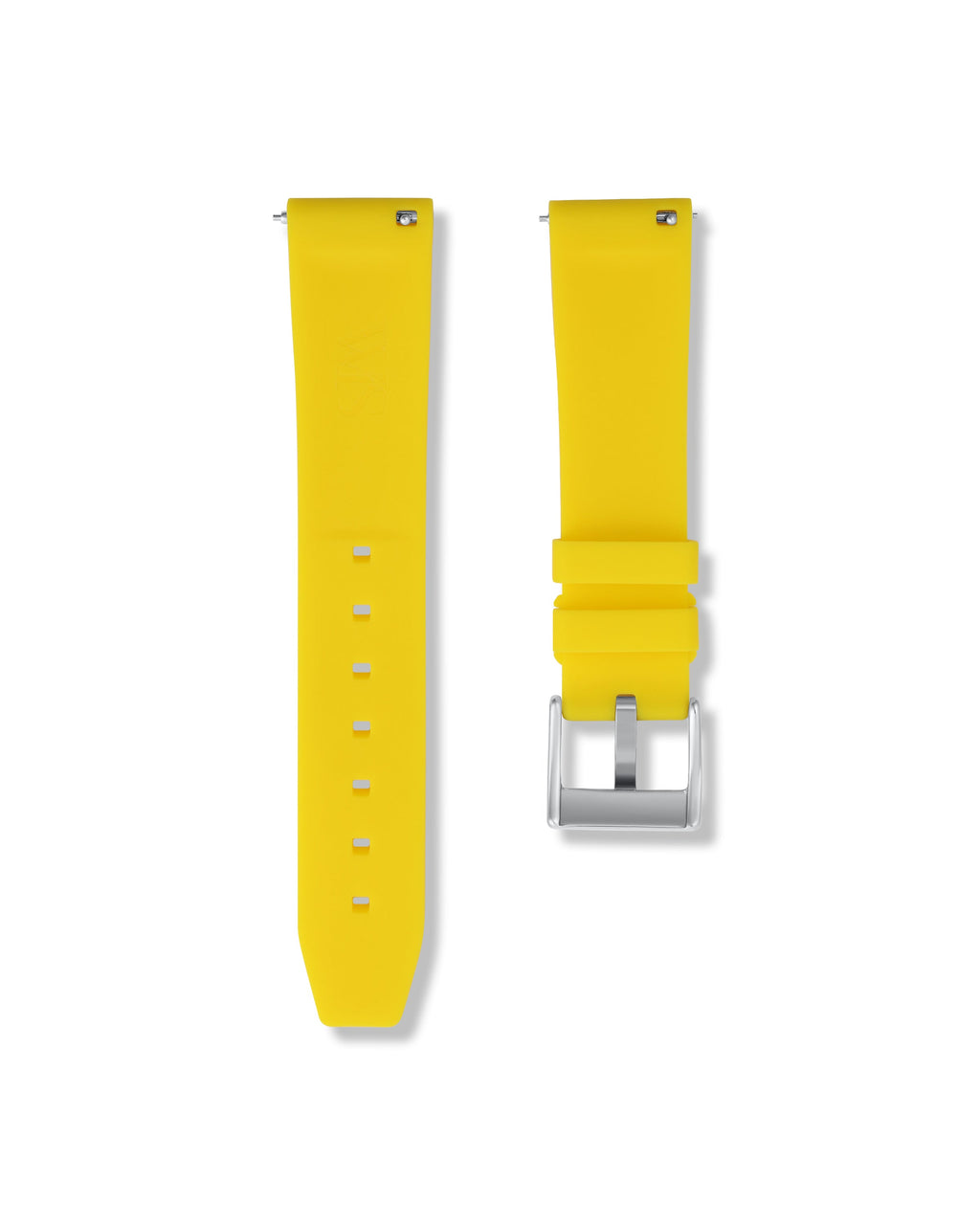 Lemon Yellow Quick Release Rubber Strap 20mm