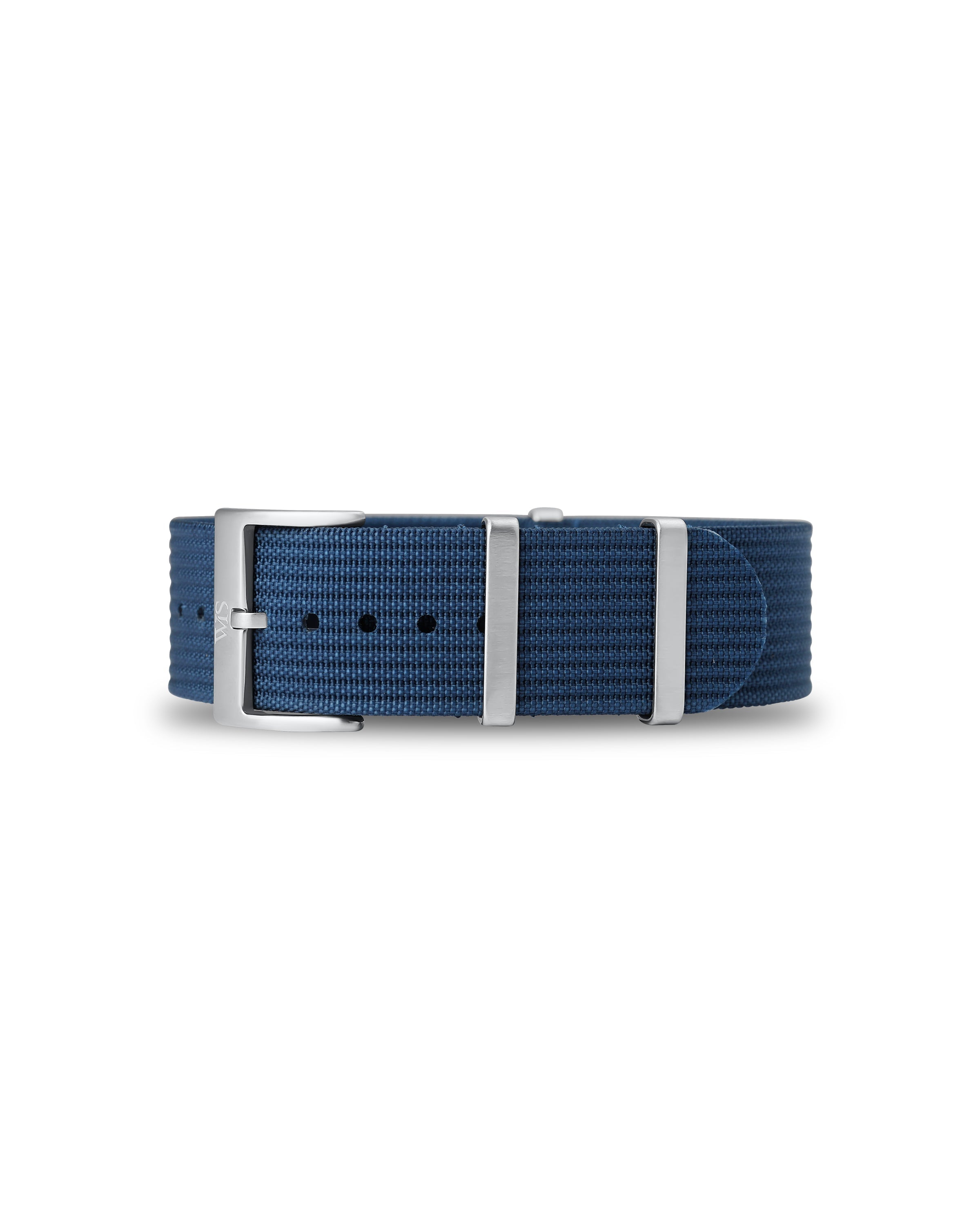 Marine Blue Woven Nylon Strap 24mm