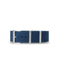 Marine Blue Woven Nylon Strap 24mm