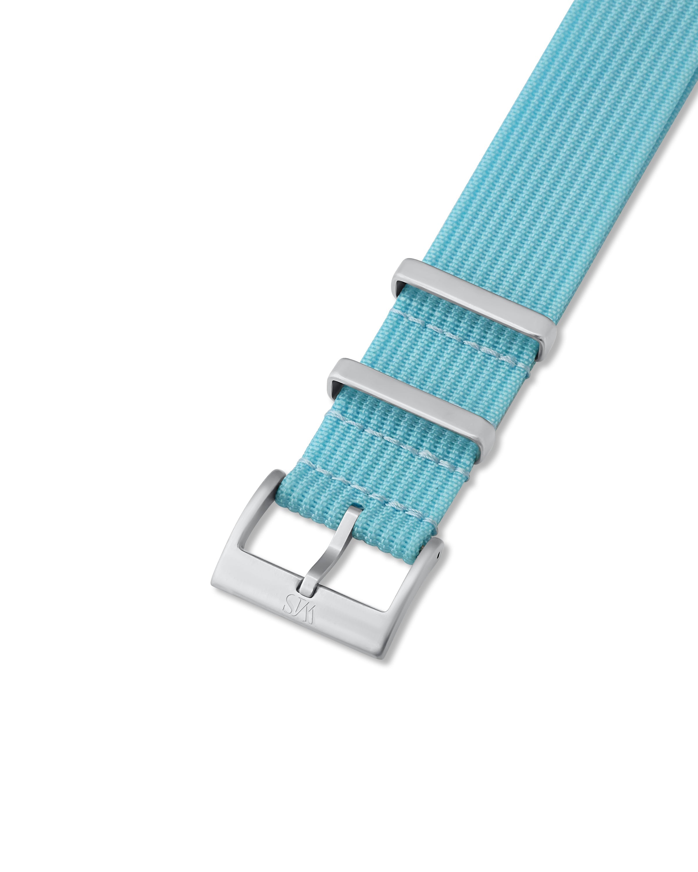 Miami Blue Woven Nylon Strap 18mm