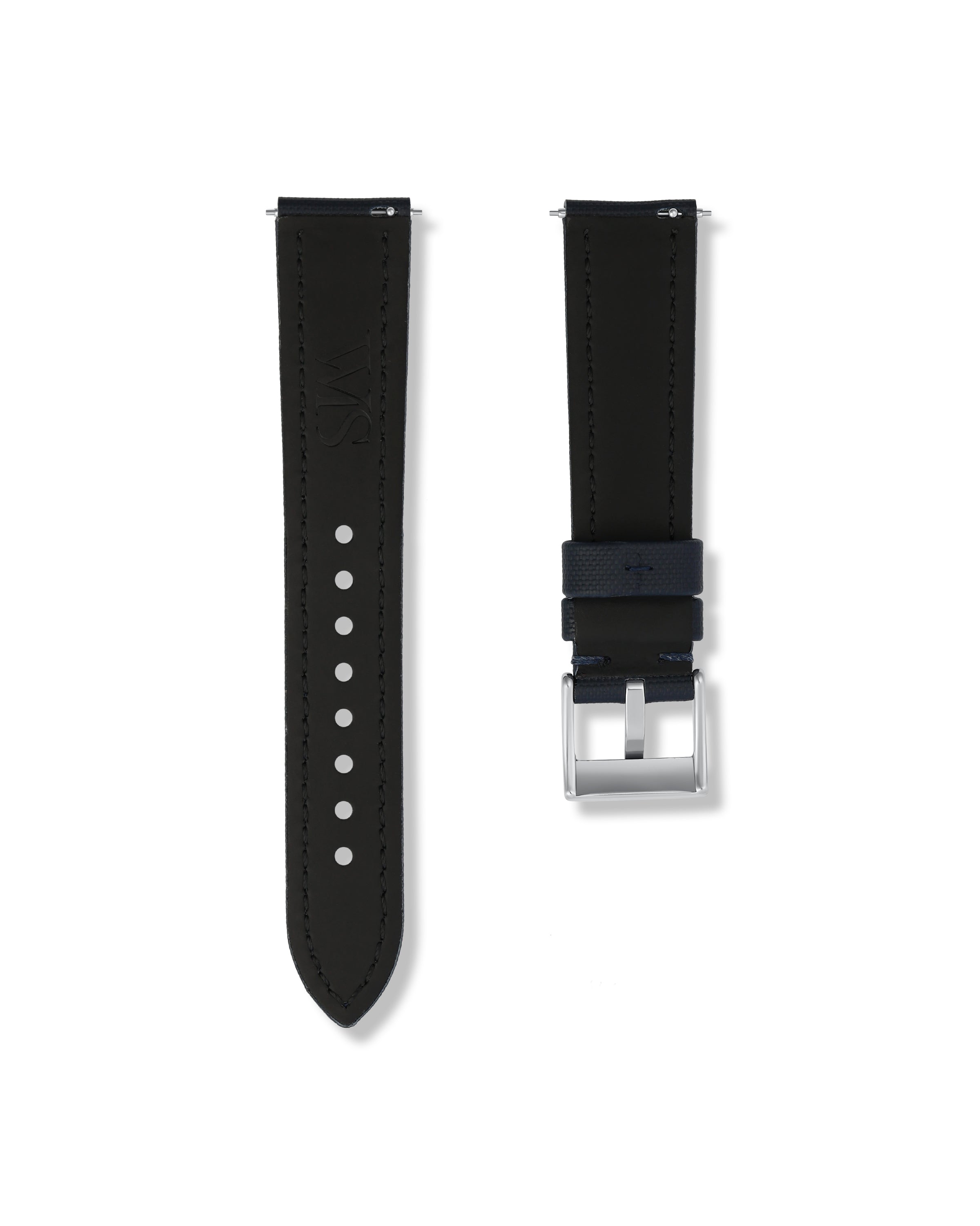 Midnight Blue Sailcloth Strap 20mm