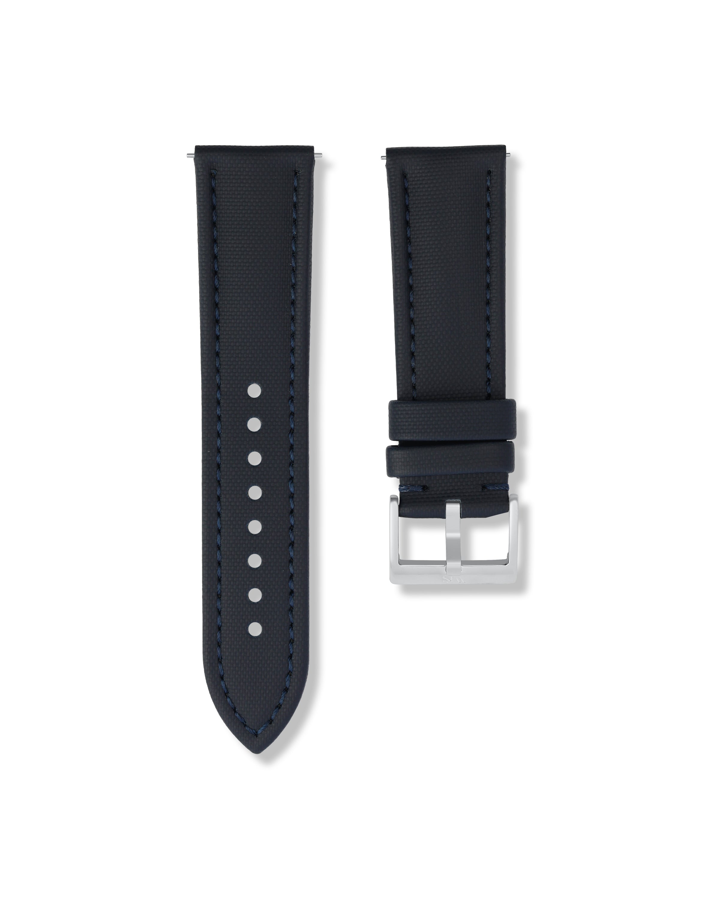 Midnight Blue Sailcloth Strap 24mm
