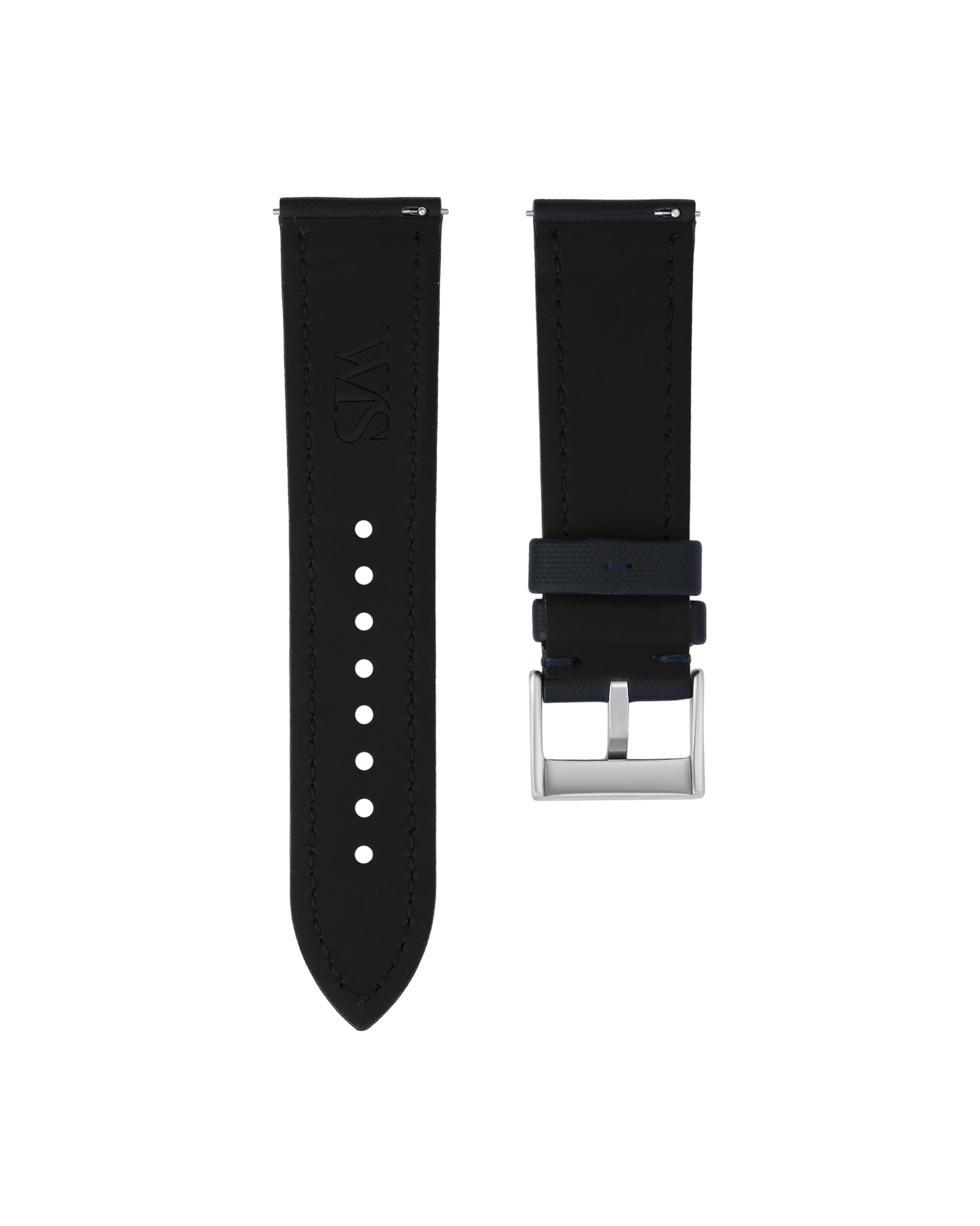 Midnight Blue Sailcloth Strap 24mm