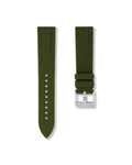 Olive Green Quick Release Rubber Strap 20mm