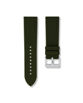 Olive Green Quick Release Rubber Strap 24mm