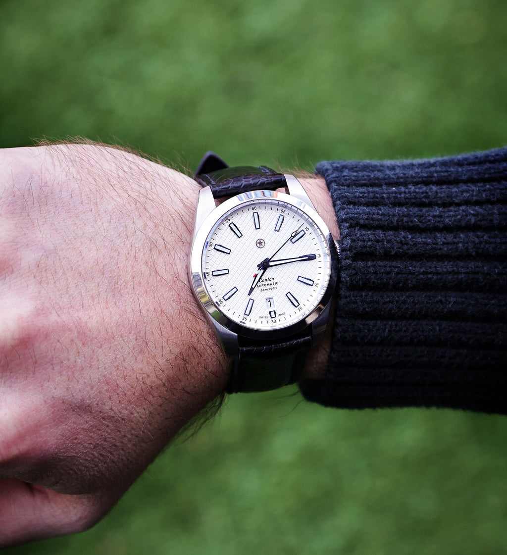 Black Bespoke Ostrich Shin Leather Watch Strap 20mm