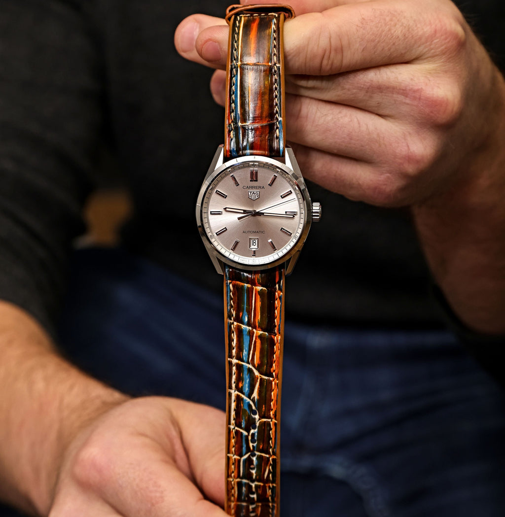 Picasso Patina Alligator Leather Watch Strap 20mm