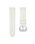 Polar White Rubber Strap 22mm