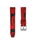 Red Camo Quick Release Rubber Strap 20mm