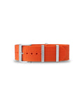 Tangerine Orange Woven Nylon Strap 24mm