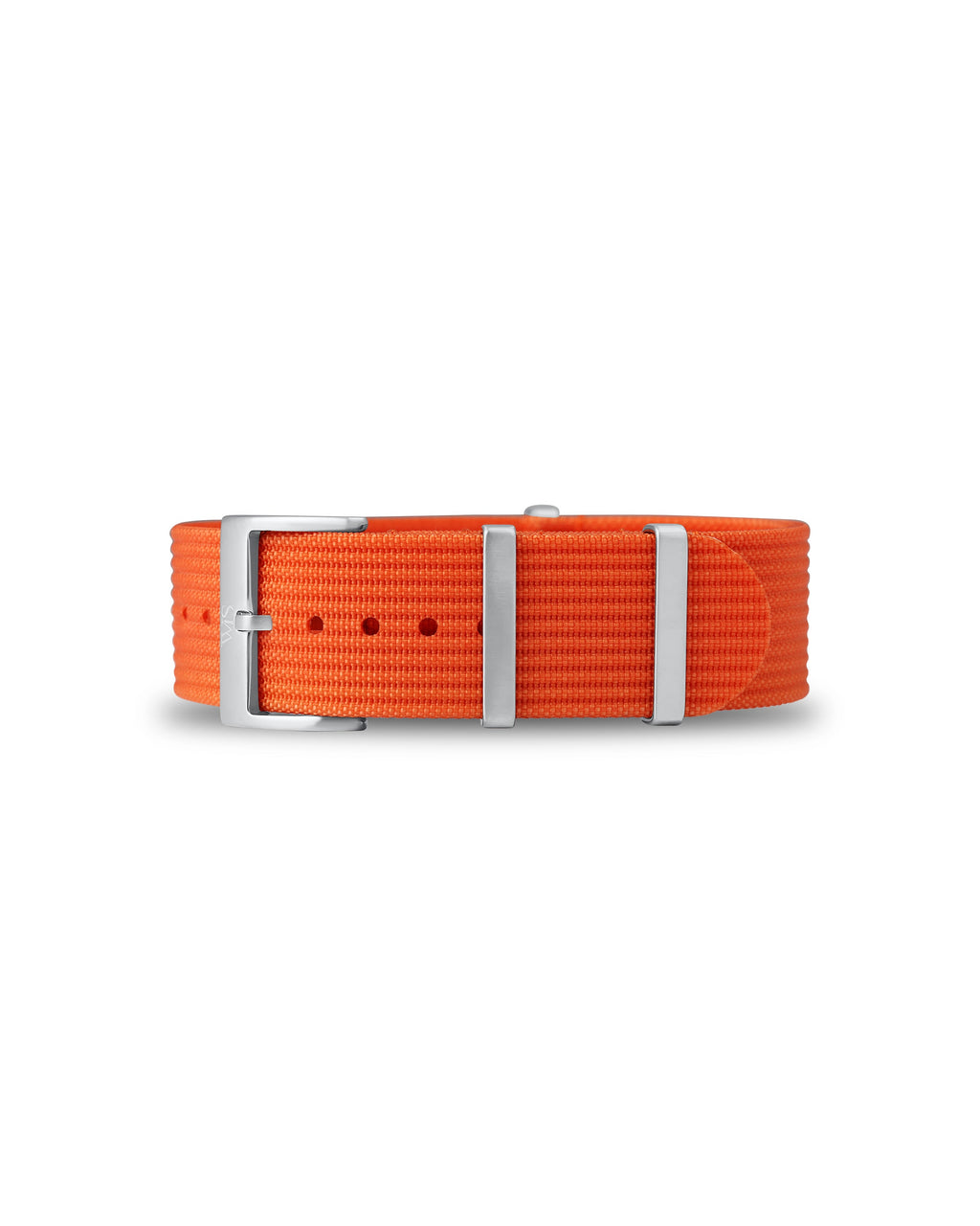 Tangerine Orange Woven Nylon Strap 22mm