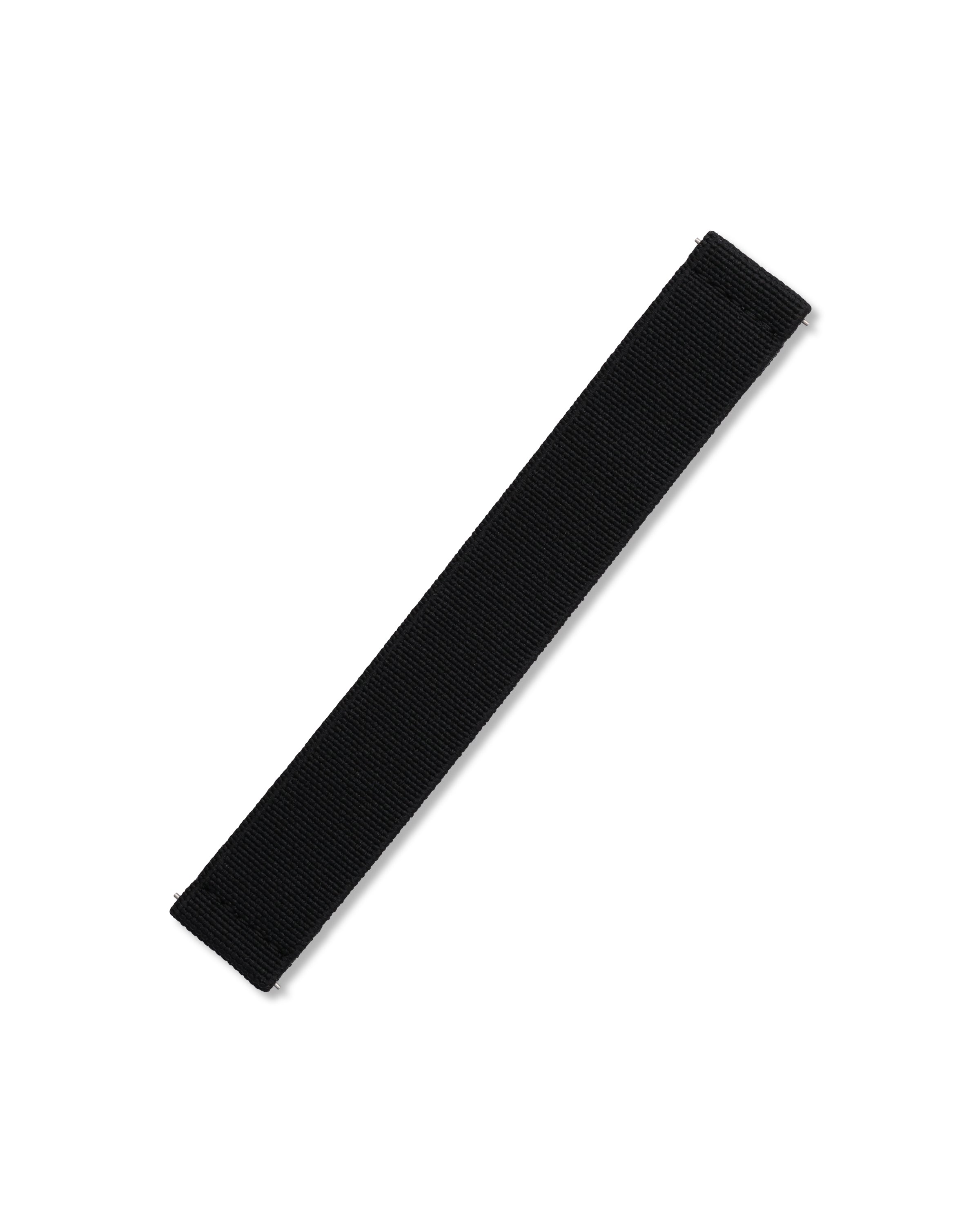 Tuxedo Black Elastic Watch Strap 21mm