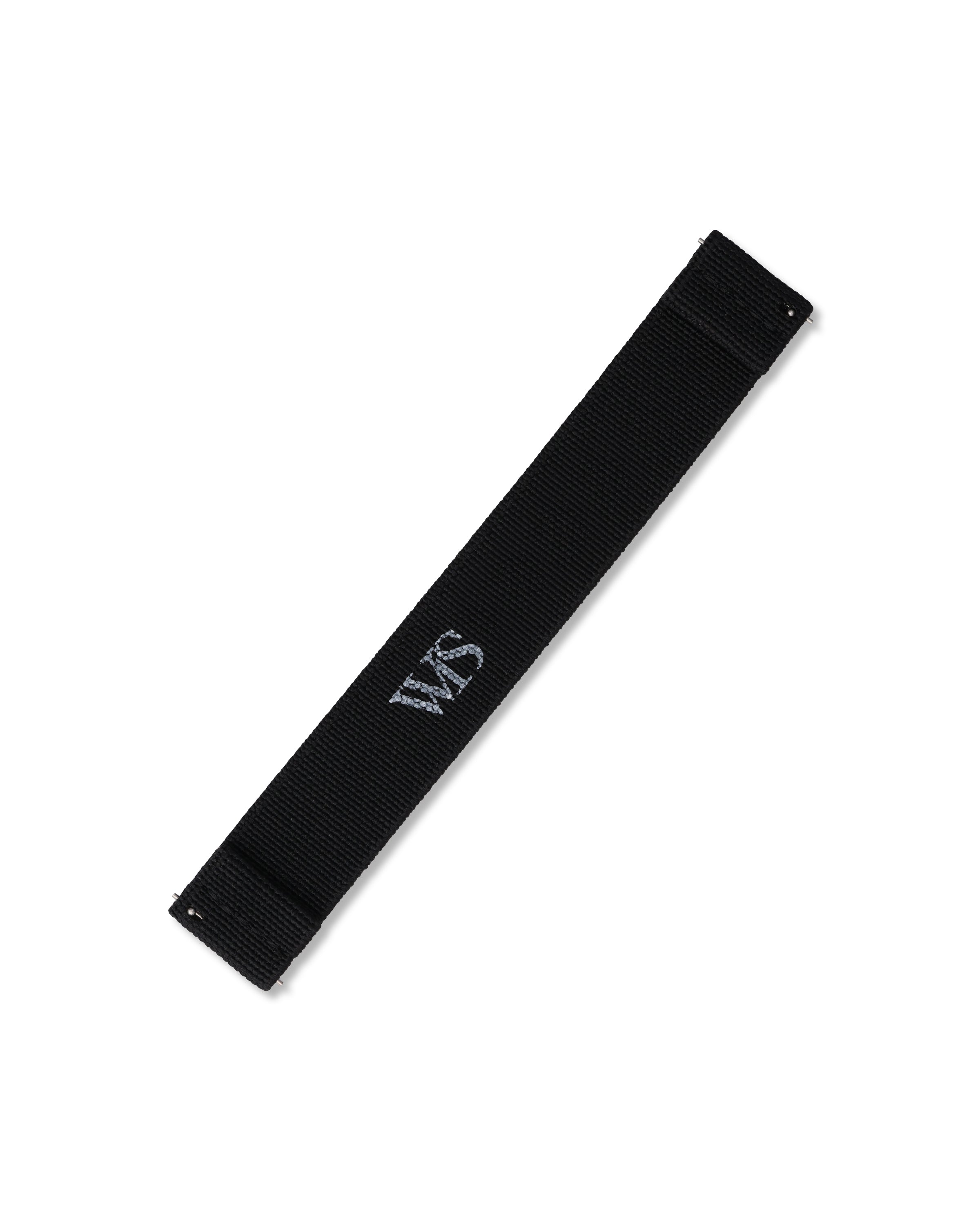 Tuxedo Black Elastic Watch Strap 20mm