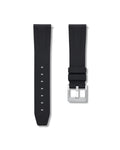 Tuxedo Black Quick Release Rubber Strap 20mm