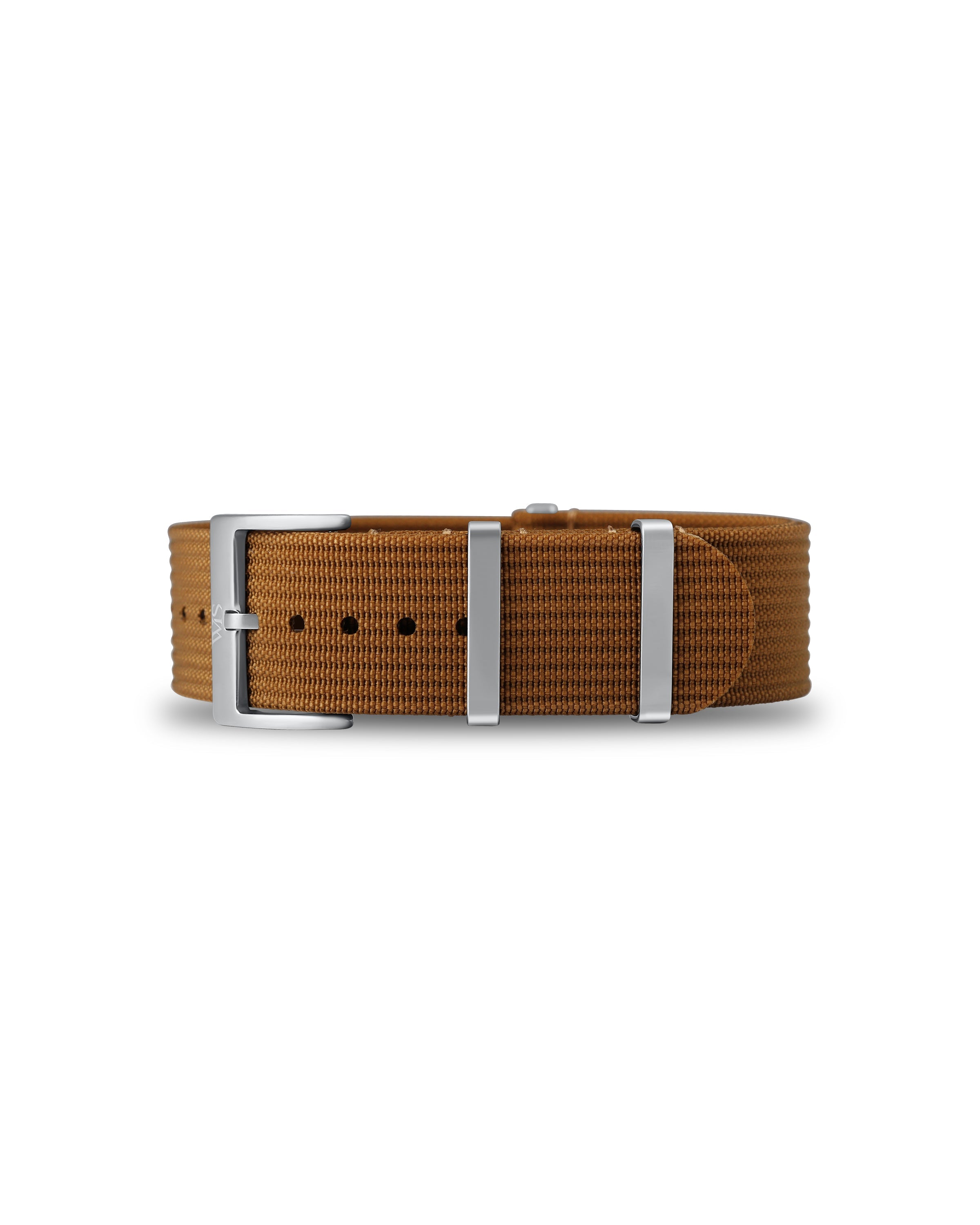 Woodland Brown Woven Nylon Strap 20mm