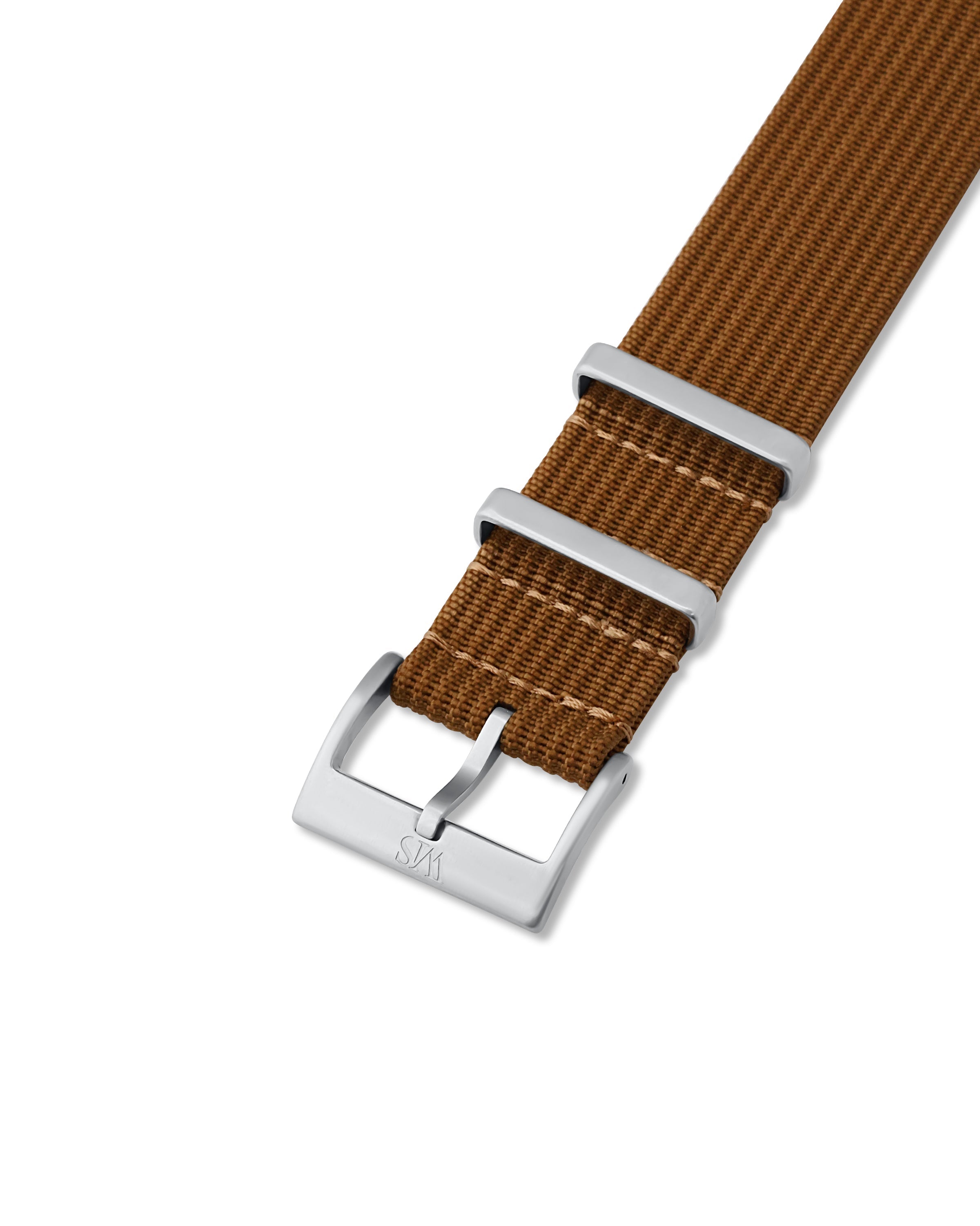 Woodland Brown Woven Nylon Strap 20mm