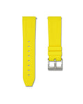 Lemon Yellow Quick Release Rubber Strap 22mm