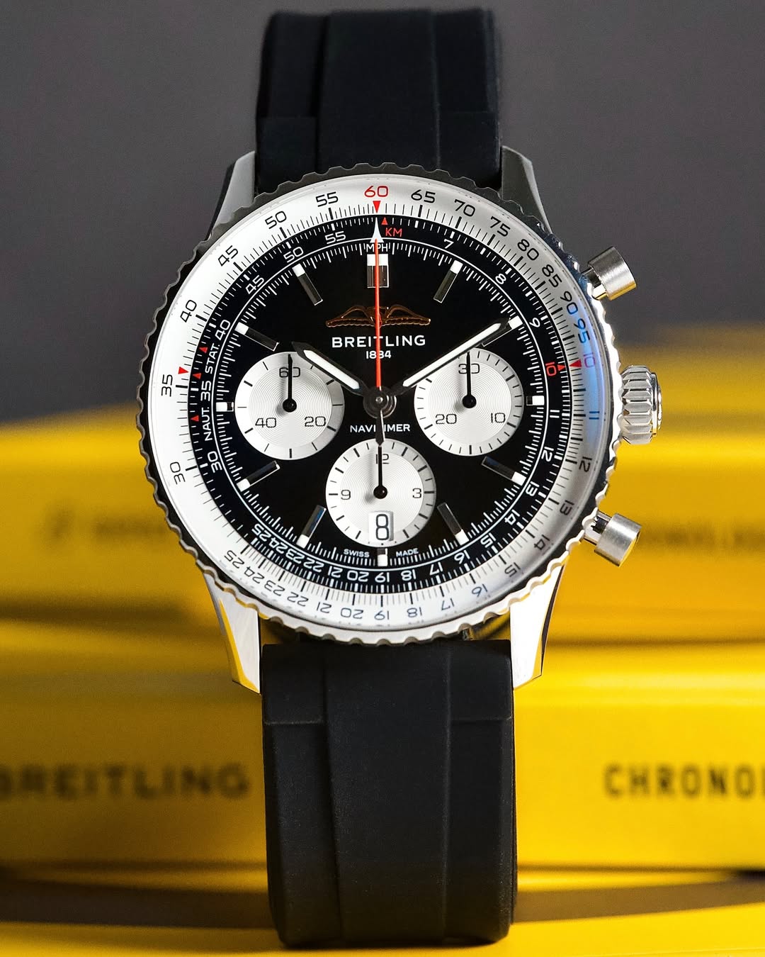Tuxedo Black Quick Release Rubber Strap 22mm