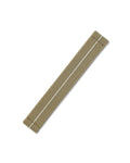 Sand Tan White Stripe Elastic Watch Strap 21mm
